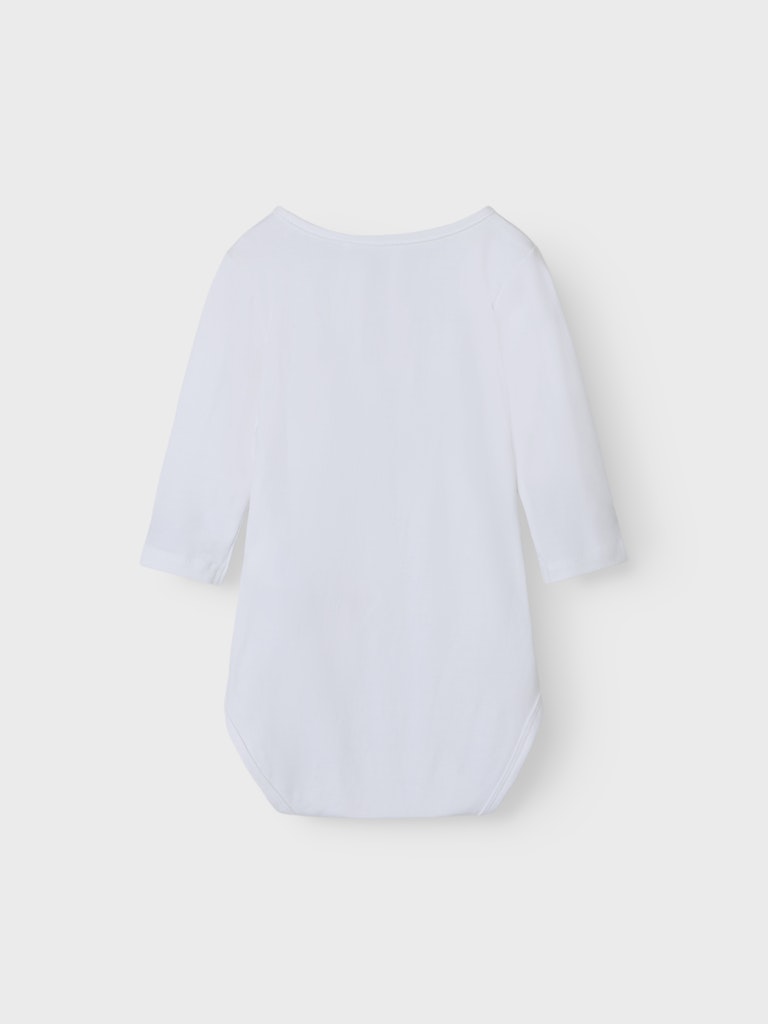 NAME IT Roxo Bodysuit-Bright White/Navy Bright White/Navy model front view