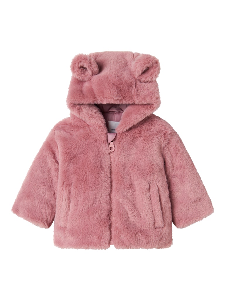 Girl's Mila Jacket Hood-Lilas-Front View