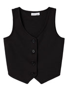 NAME IT Olgine Black Gilet Vest BLACK detail view