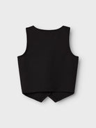 NAME IT Olgine Black Gilet Vest BLACK back view