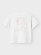 NAME IT Katalin Short Sleeve Top Bright White back view