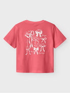 NAME IT Katalin Short Sleeve Top Rapture Rose detail view
