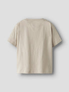 NAME IT Kai Short Sleeve Top Dusty Blue detail view