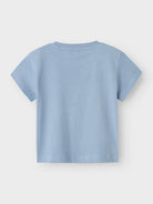 NAME IT Kai Short Sleeve Top Dusty Blue side view