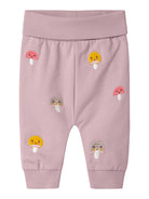 NAME IT Lamella Sweat Pant Burnished Lilac front view
