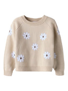NAME IT Leia Long Sleeve Knit Peyote model front view