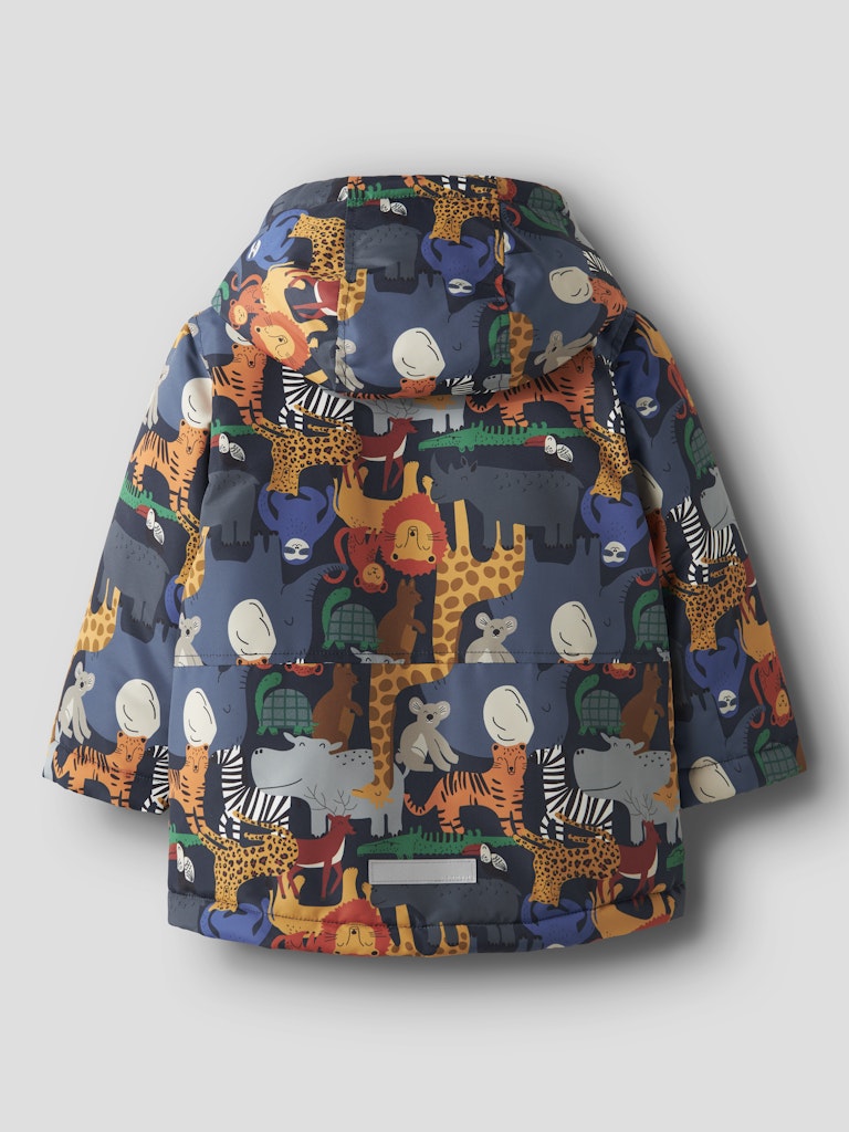Max Padded Aop Jacket-Dark Sapphire/Mustard-ack of jacket