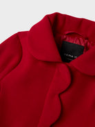 NAME IT Merry Scallop Coat-Chili Pepper Chili Pepper detail view