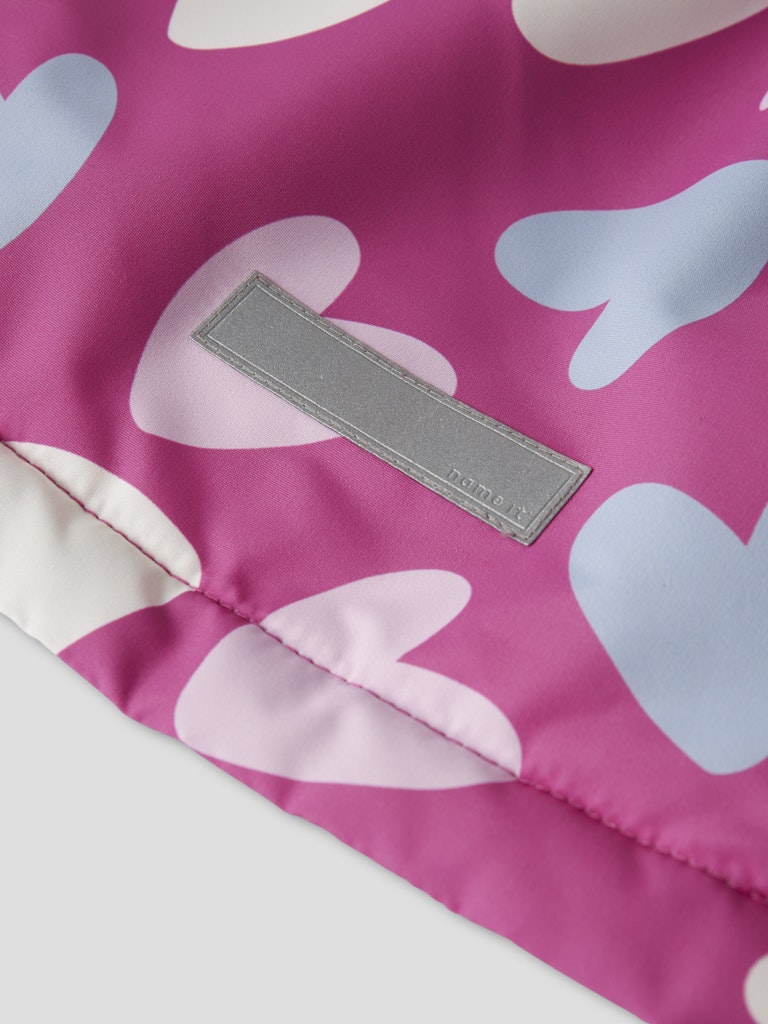 Girl's Maxi Jacket-Ibis Rose-Close Up View