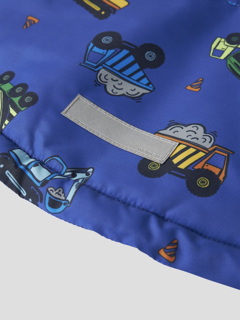 Boy's Max Vehicle Jacket-Surf the Web-Close Up View