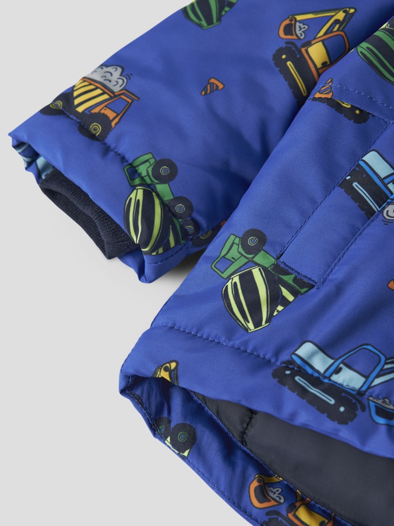 Boy's Max Vehicle Jacket-Surf the Web-Sleeve View