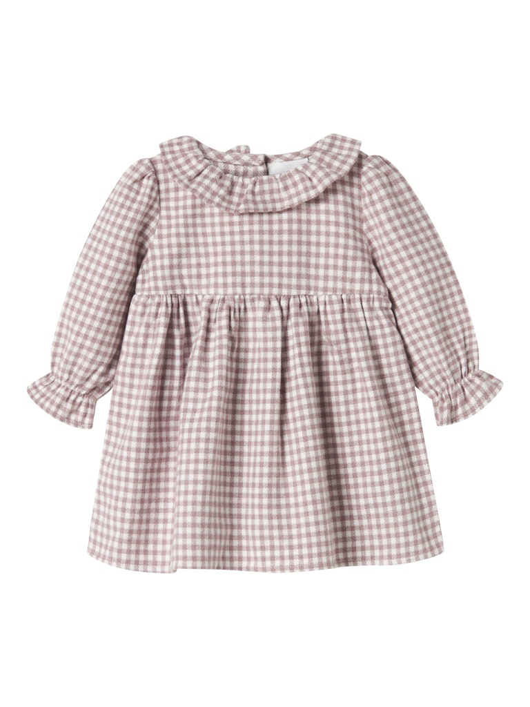 Oninka Long Sleeve Dress-Toadstool-Front View