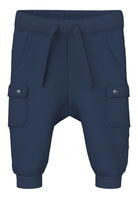 NAME IT Oktav Sweat Pant-Insignia Blue Insignia Blue front view