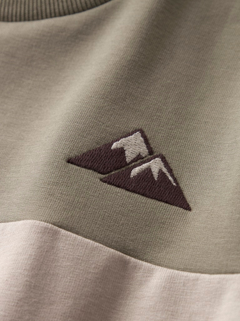 Odie Long Sleeve Sweatshirt-Mermaid-Embroidery Detail