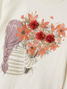 NAME IT Otrea Long Sleeve Top-Cloud Dancer CLOUD DANCER detail view