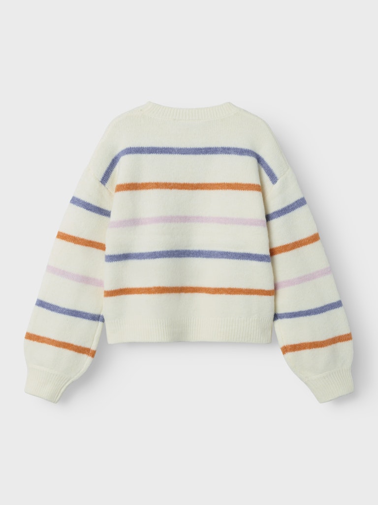 Olenska Long Sleeve Knit-Cloud Dancer-Back View