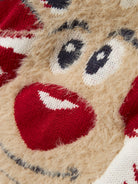 NAME IT Rebo Long Sleeve Knit-Jester Red Jester Red detail view