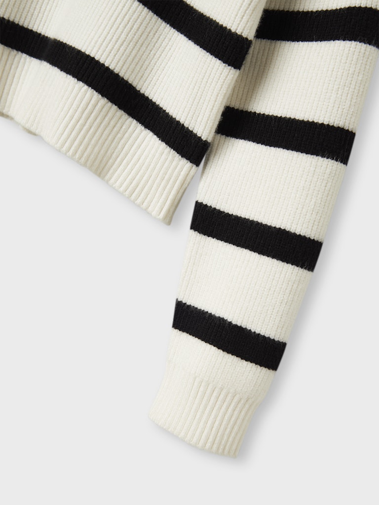 Girl's Nilla Knit Jumper-WHITE-Close Up View