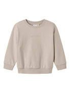 NAME IT Laise Sweatshirt Peyote Melange model front view