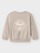NAME IT Laise Sweatshirt Peyote Melange back view