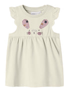 NAME IT Kleo Sweat Spencer Dress peyote melange front view