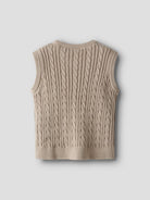 NAME IT Roman Knit Vest-Island Fossil Island Fossil back view
