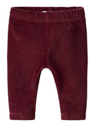 NAME IT Roxy Legging-Burgundy Burgundy front view