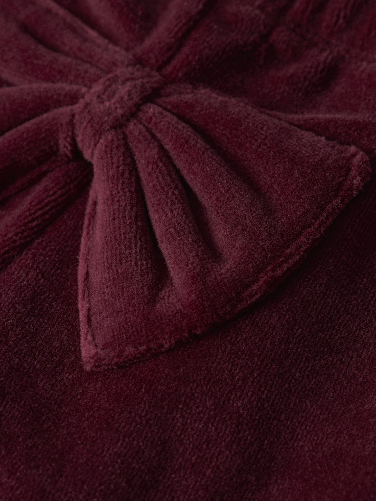 Roxy Legging-Burgundy-Bow Detail