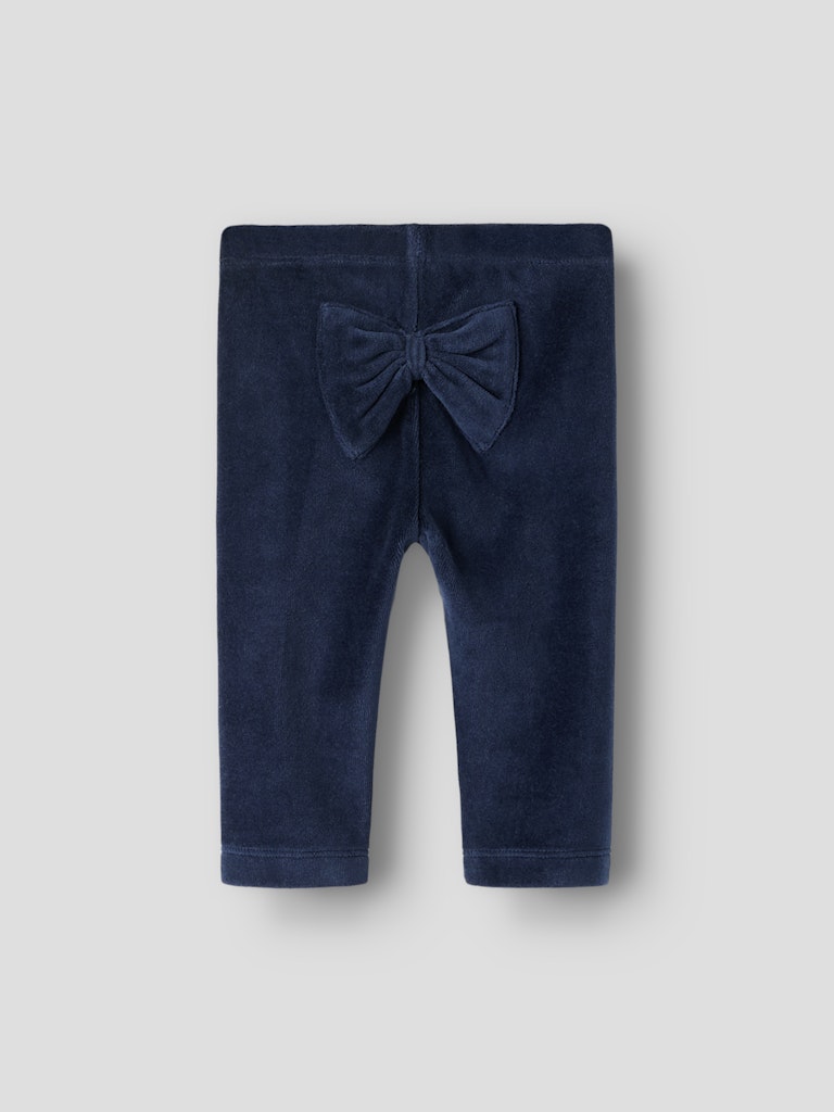 Roxy Legging-Navy Blazer-Back bow detail