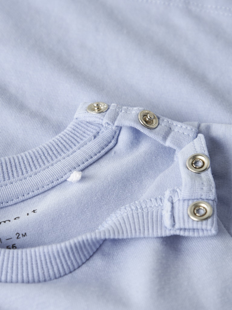 Ronnow Long Sleeve Top-Kentucky Blue-Shoulder Clasp