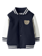 NAME IT Robinson Long Sleeve Sweat Cardigan-Navy Blazer Navy Blazer front view
