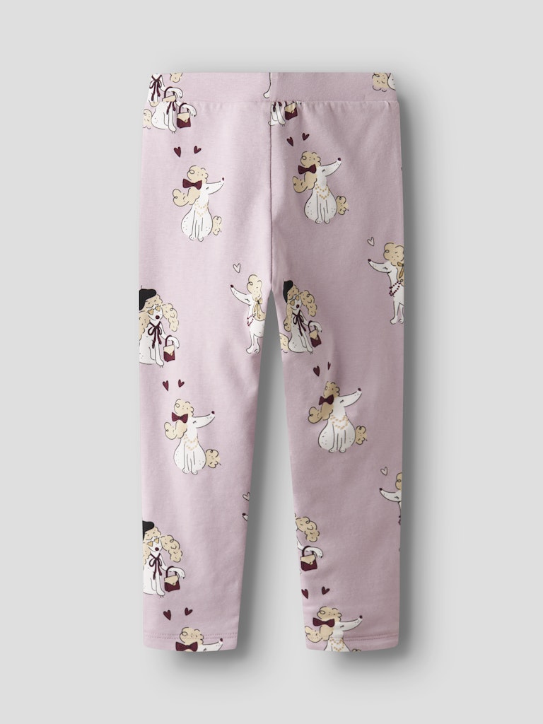 NAME IT Rogia Reversible Legging-Keepsake Lilac Keepsake Lilac model front view
