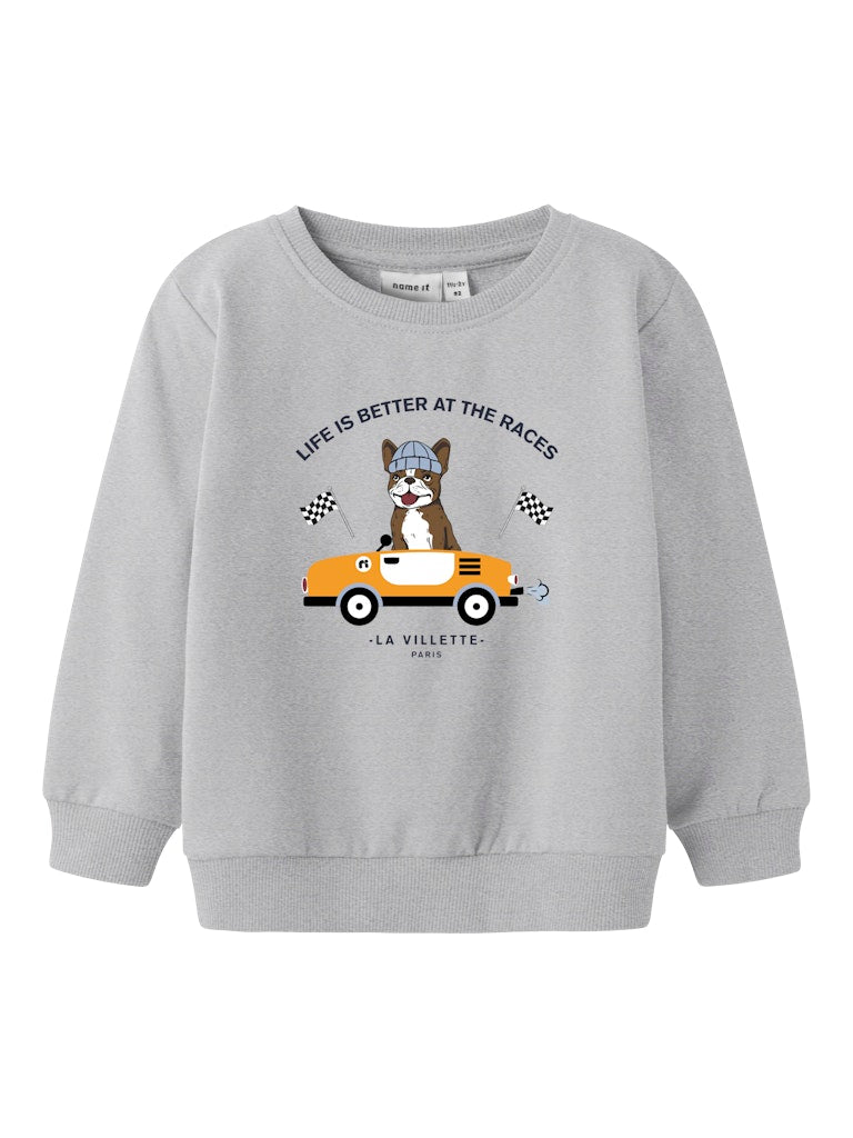 Roval Long Sleeve Sweatshirt-Grey Melange