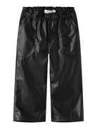 NAME IT Rockana Wide Pant-Black Black front view