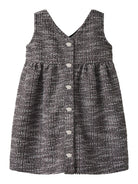 Rikia Spencer Dress-Black-Front View
