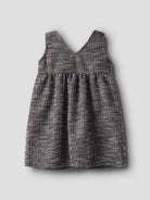 Rikia Spencer Dress-Black-Back View
