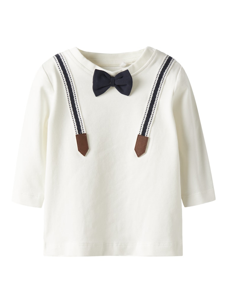 Rufus Long Sleeve Top-Cloud Dancer-Front View