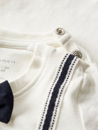 Rufus Long Sleeve Top-Cloud Dancer-Clap Detail