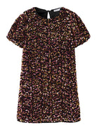 NAME IT Runica Short Sleeve Tunic-Gold Colour Gold Colour front view