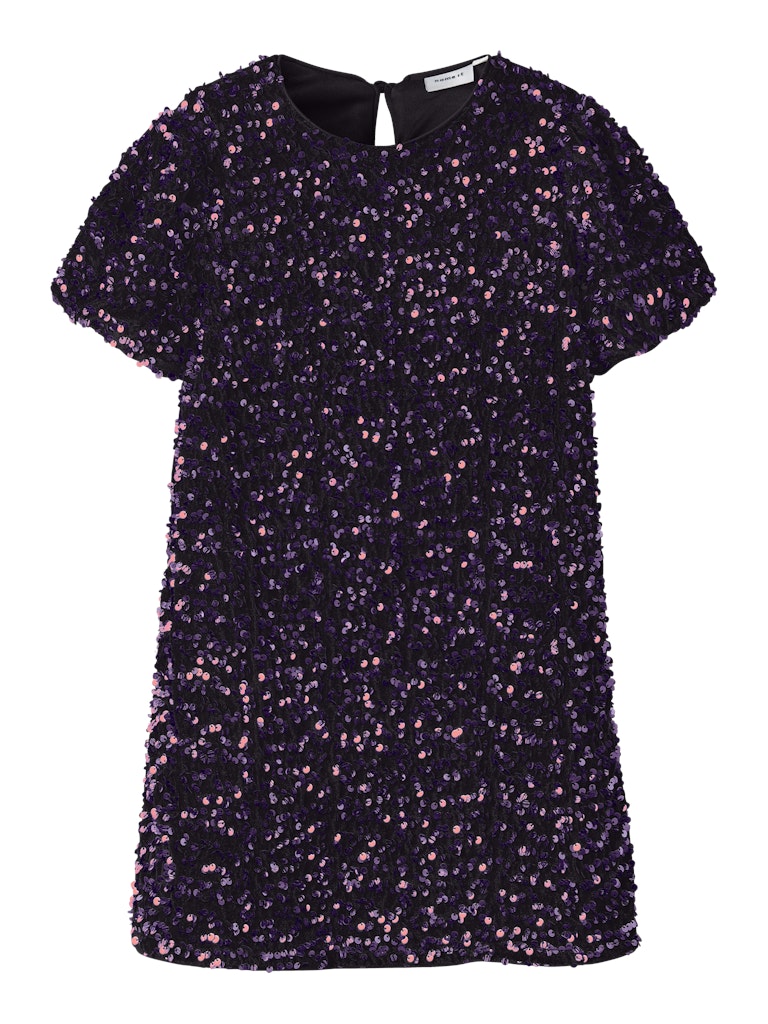 NAME IT Runica Short Sleeve Tunic-Byzantium Byzantium front view