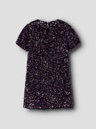 NAME IT Runica Short Sleeve Tunic-Byzantium Byzantium model front view