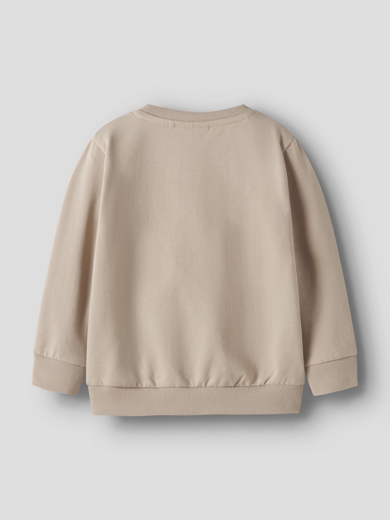 NAME IT Setina Long Sleeve Sweat Cement detail view