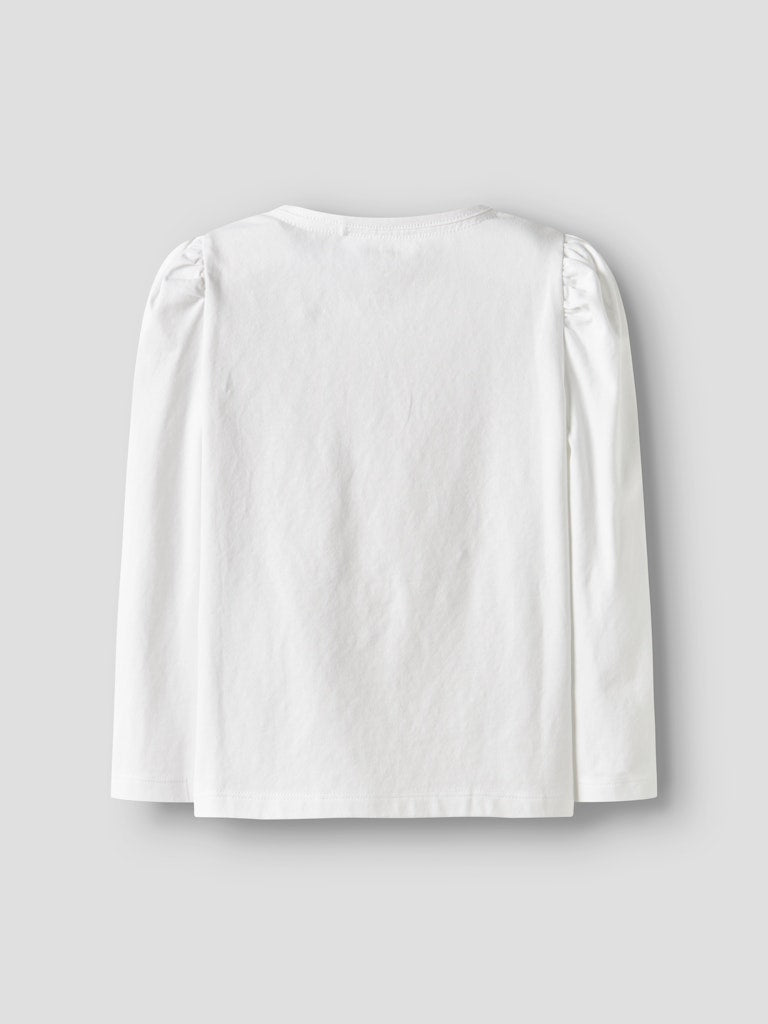 Skaty Long Sleeve Top-Bright White-Back View