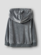 NAME IT Selour Long Sleeve Cardigan-Lava Smoke Lava Smoke detail view