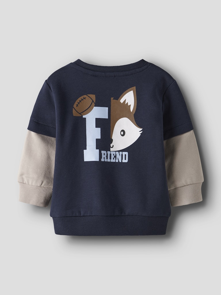 Sumo Long Sleeve Sweatshirt-Navy Blazer-Back View