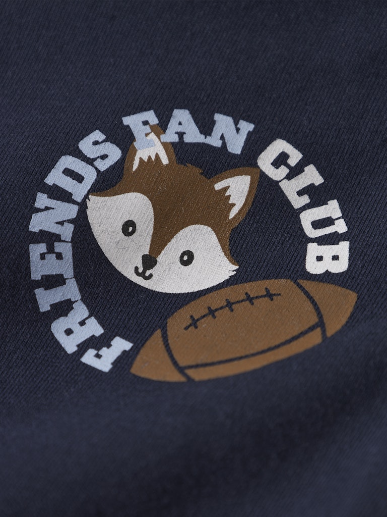 Sumo Long Sleeve Sweatshirt-Navy Blazer-Print Detail