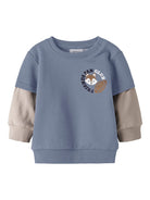 NAME IT Sumo Long Sleeve Sweatshirt-Flint Stone Flint Stone front view