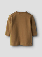 NAME IT Shout Long Sleeve Top-Rubber Rubber model front view