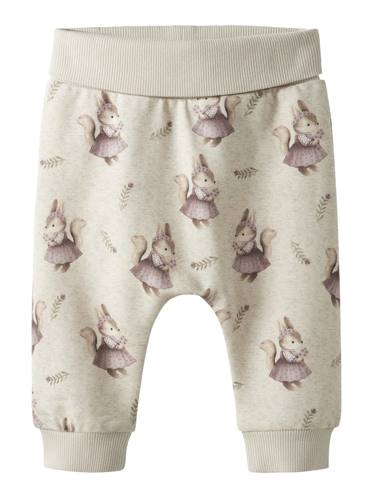 NAME IT Shelly Sweat Pant-Peyote Melange peyote melange front view
