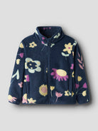 Floral-patterned jacket on a gray background